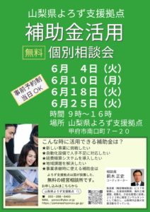 補助金活用個別相談会