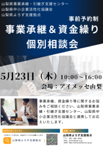 事業承継・資金繰り個別相談会