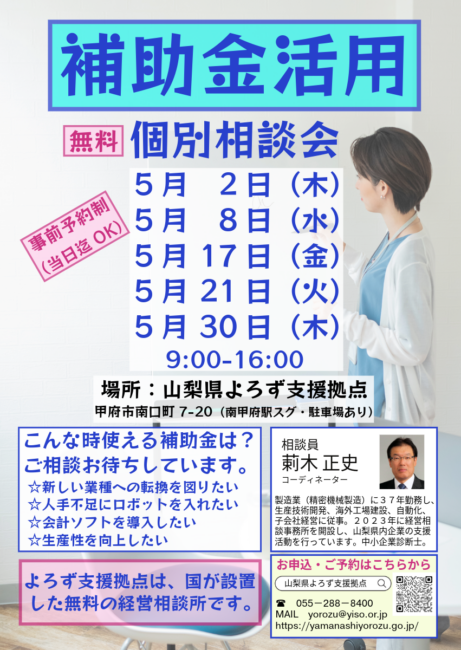 補助金活用個別相談会